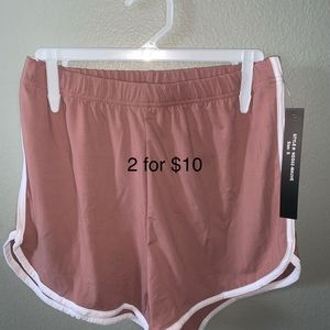 stretchy shorts mauve / nudish pink